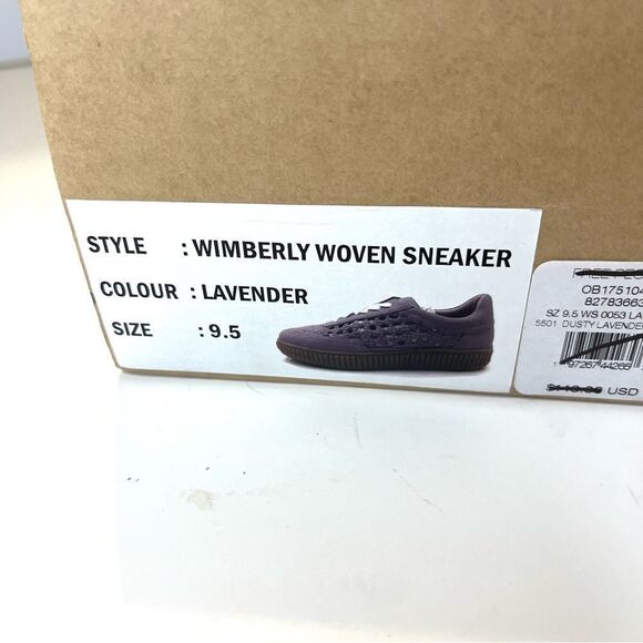 Free People Wimberly Woven Sneakers in Lavender Sz 9.5 NEW in Box - Picture 13 of 14